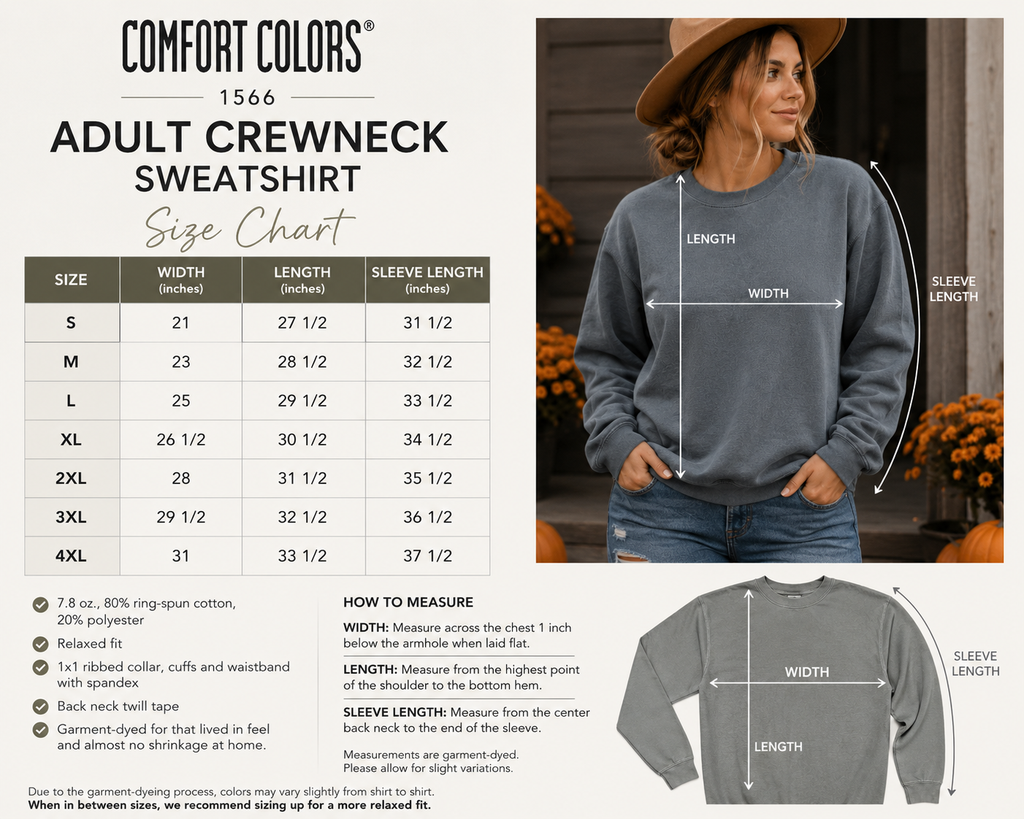 Boo Haw Embroidered Comfort Colors® Crewneck Sweatshirt | Western Ghost Sweatshirt | Cute Halloween Sweatshirt | Cozy Fall Pullover