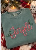 Jingle Comfort Colors Crewneck Sweatshirt – Blue Spruce